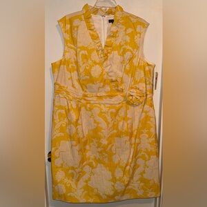 Jessica Howard Yellow & White Dresss